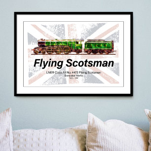 Flying Scotsman-Dampflokomotive Fotodruck