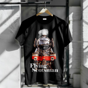 Flying Scotsman – Dampflokomotive Illustration T-Shirt