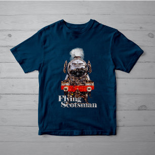 Flying Scotsman – Dampflokomotive-Illustration T-Shirt