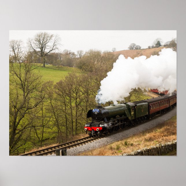 Flying Scotsman in Goathland Poster (Vorne)