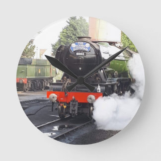 Flying Scotsman Runde Wanduhr
