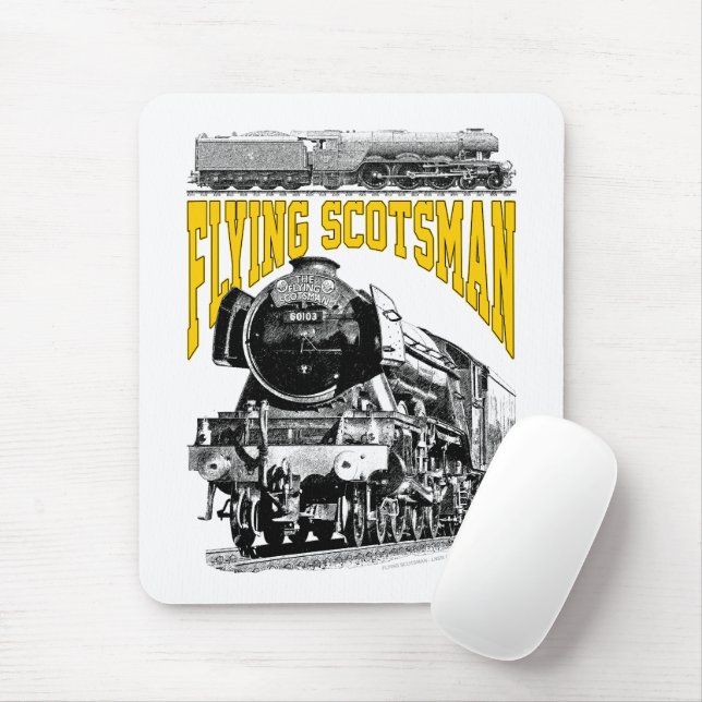 Flying Scotsman Steam Locomotive. 1923 LNER Train Mousepad (Mit Mouse)