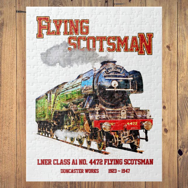 Flying Scotsman Steam Train English Locomotive Puzzle (Von Creator hochgeladen)