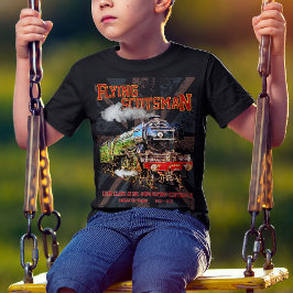 Flying Scotsman Steam Train English Locomotive T-Shirt