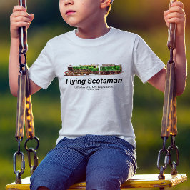 Flying Scotsman Steam Train English Locomotive T-Shirt
