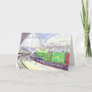 Flying Scotsman Vathers Day Card Karte