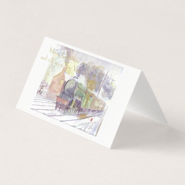 Flying Scotsman Weihnachtskarten (Vorderseite)