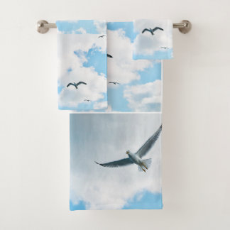 Flying Seagulls Badetuch Set