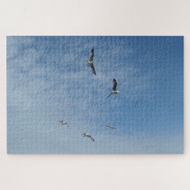 Flying Seagulls Jigsaw Puzzle (Horizontal)