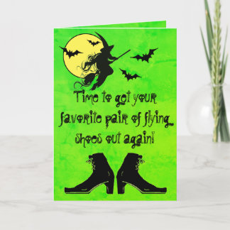 FLYING SHOES CARD KARTE