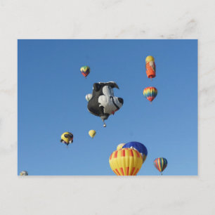Flying Skunk Postkarte