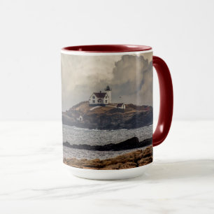 Flying Solo in Nubble Lighthouse Tasse
