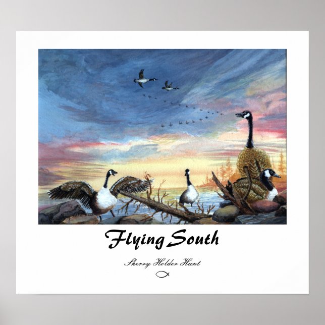 Flying South Print Poster (Vorne)