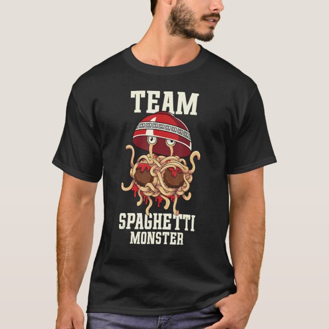 Flying Spaghetti Monster FSM Team Spaghetti Monste T-Shirt (Vorderseite)