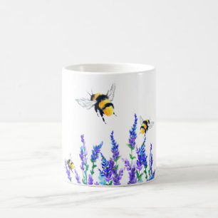 Flying Spring Bees Flying Coffee Tasse