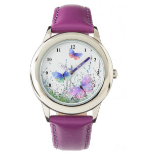 Flying Spring Colorful Butterflies Watch Armbanduhr