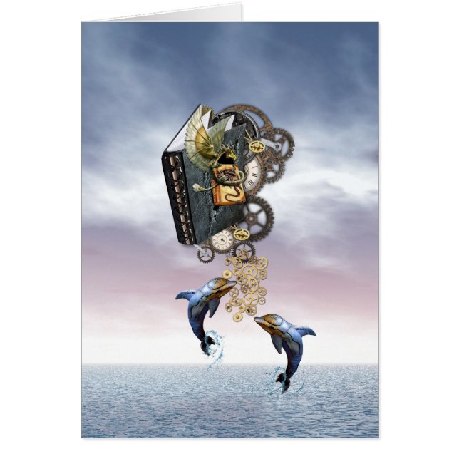 Flying Steampunk Dragon-Story-Buch (Vorne)