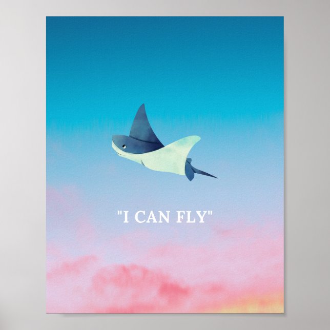 Flying Stingray Poster (Vorne)
