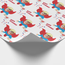 Flying Superhero Boy Justice Hero Birthday Gift
