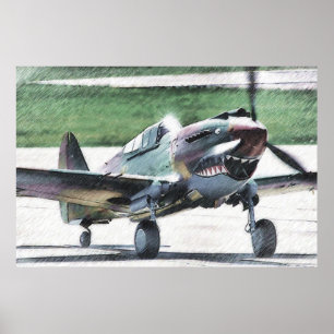 Flying Tiger - AVG Poster