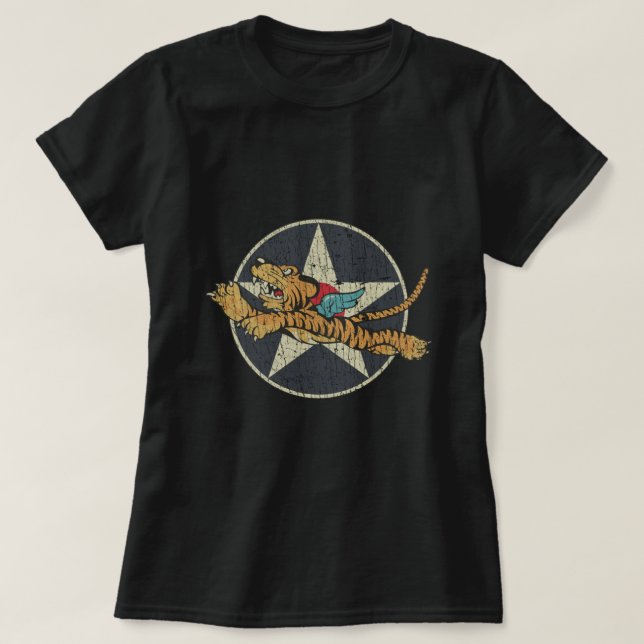 Flying Tigers AVG 1941 T - Shirt (Design vorne)