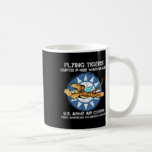 Flying Tigers Curtis P-40b Warhawk Weltkrieg 2 Luf Kaffeetasse