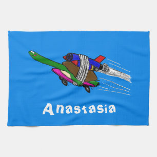 Flying Tortoise Geschirrtuch