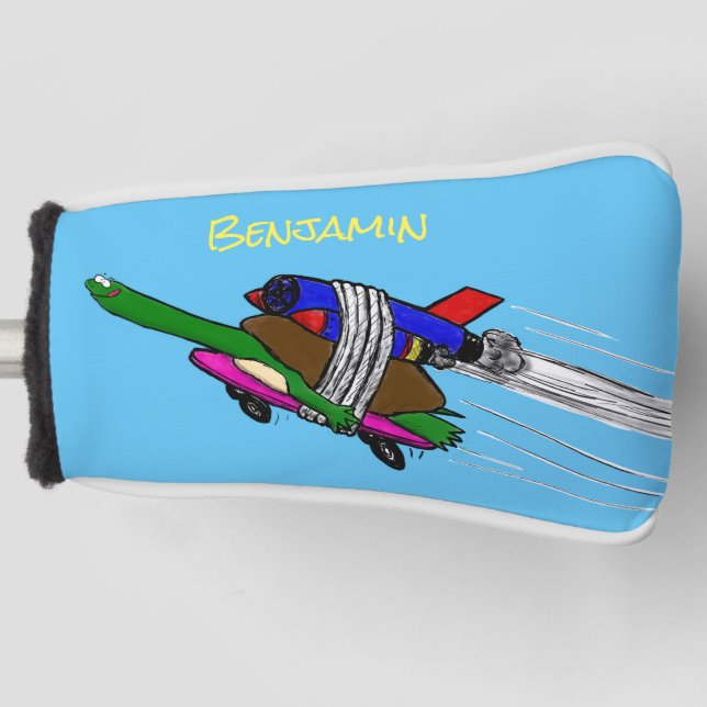 Flying Tortoise Golf Headcover (Vorderseite)