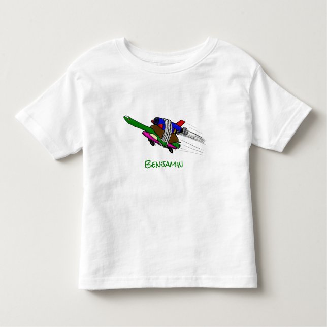 Flying Tortoise Kleinkind T-shirt (Vorderseite)