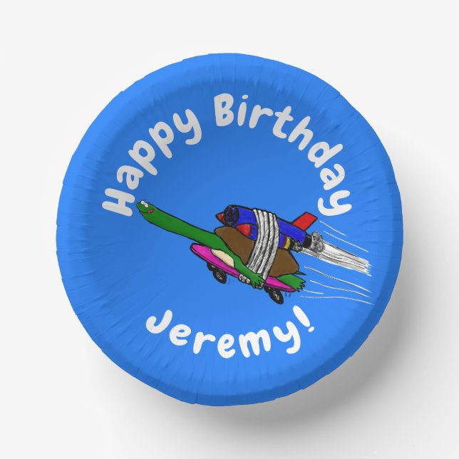 Flying Tortoise Pappteller (Vorderseite)