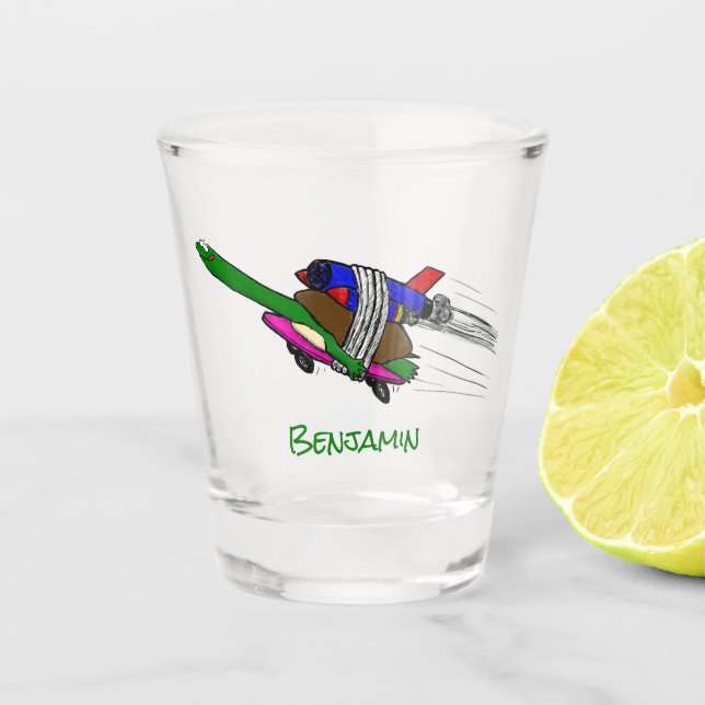 Flying Tortoise Schnapsglas (Vorderseite)