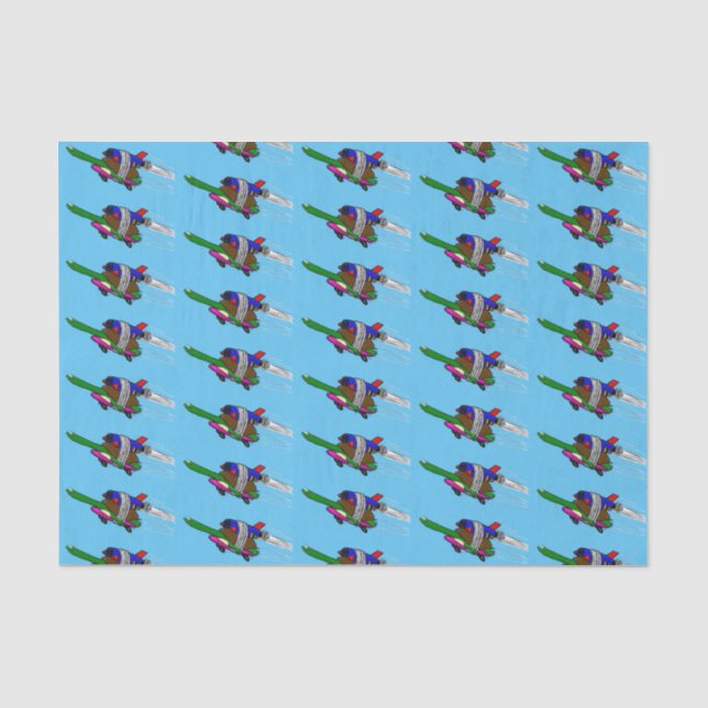 Flying Tortoise Seidenpapier (Vorderseite)