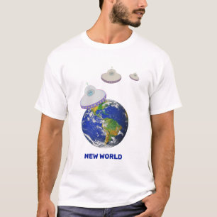 Flying-Untertassen auf der ganzen Welt T - Shirt