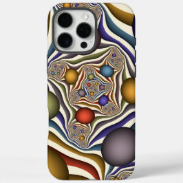 Flying Up, farbenfrohe, moderne, Abstrakte Fraktal iPhone 16 Pro Max Hülle