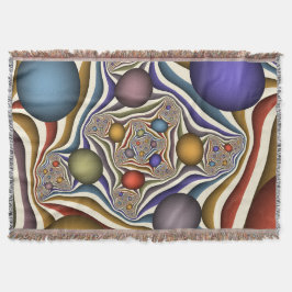 Flying Up, farbenfrohe, moderne, Abstrakte Fraktal Decke