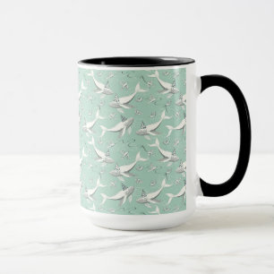 Flying Whale Birthday Party Tasse