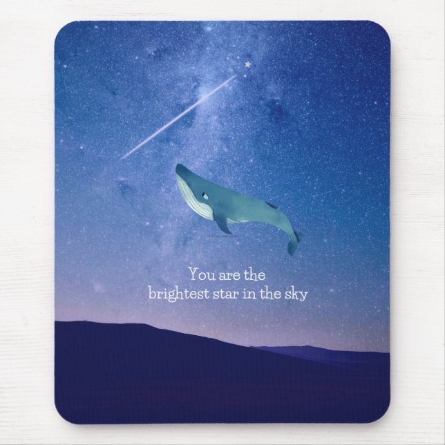 Flying Whale Mousepad (Vorne)
