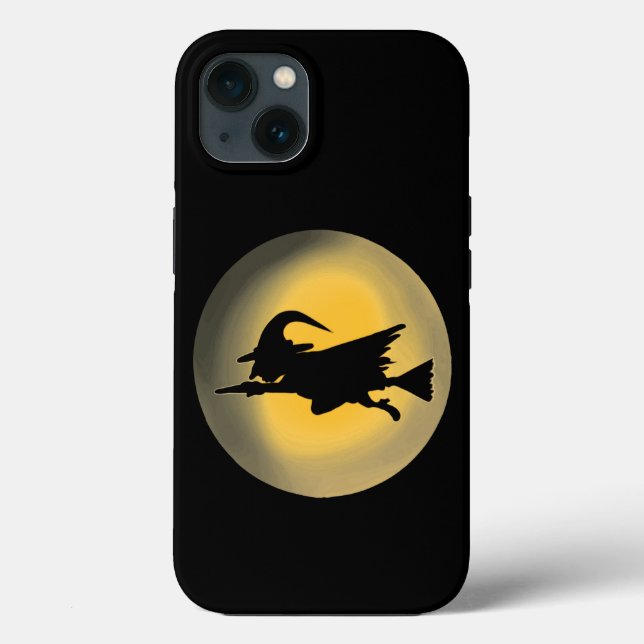 Flying Wicked Hexe-Silhouette Case-Mate iPhone Hülle (Rückseite)