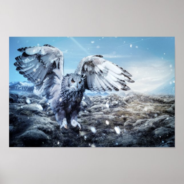 Flying Wild Bird Poster (Vorne)