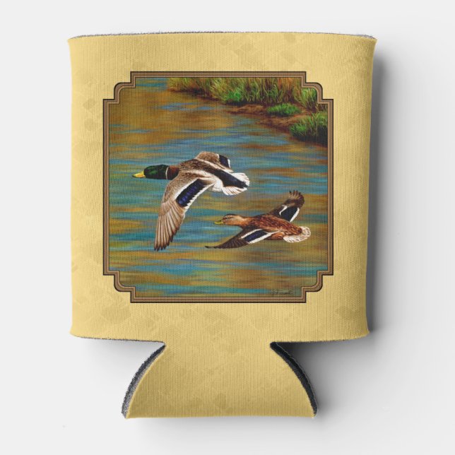 Flying Wild Ducks Yellow Dosenkühler (Vorderseite)