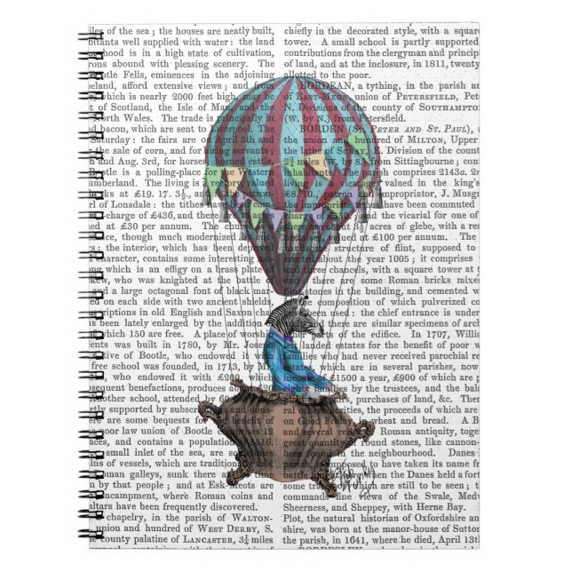 Flying Zebra Notizblock (Vorderseite)