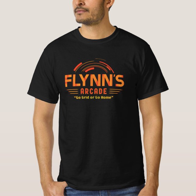 Flynn-Arkade T-Shirt (Vorderseite)