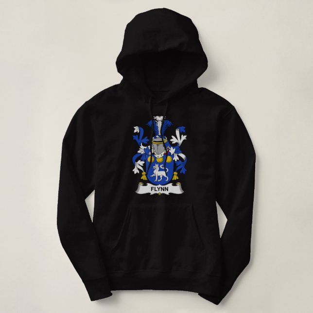 Flynn Coat of Arms  Family Crest  Hoodie (Design vorne)