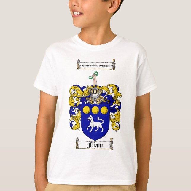 FLYNN-FAMILIENWAPPEN - FLYNN-WAPPEN T-Shirt (Vorderseite)