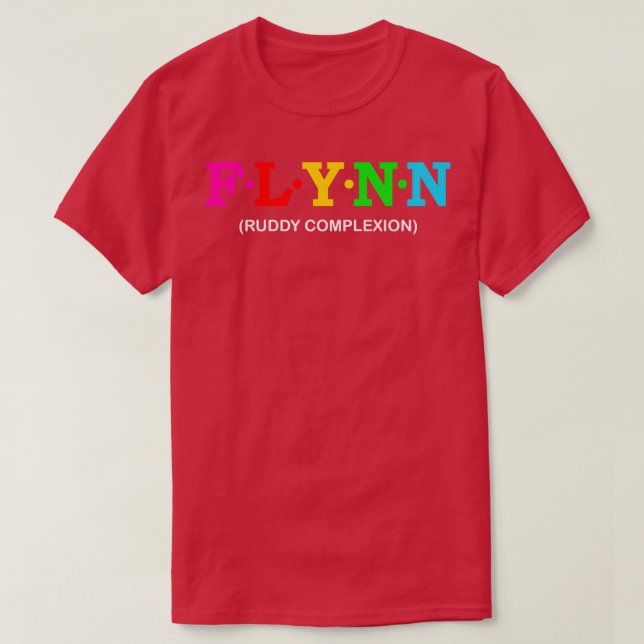 Flynn ruddy Teint 1 T-Shirt (Design vorne)