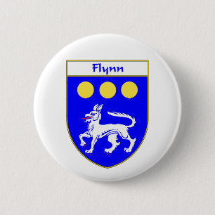 Flynn-Wappen/Familienwappen Button