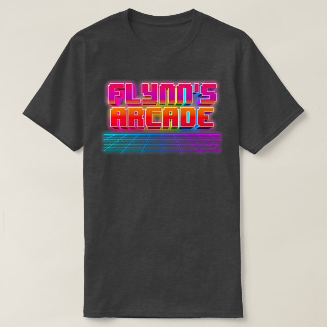 Flynns Arcade 80er Synth Movie T-Shirt (Design vorne)