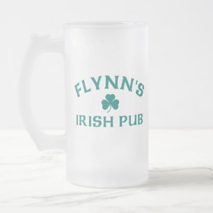 Flynns irischer Pub Mattglas Bierglas