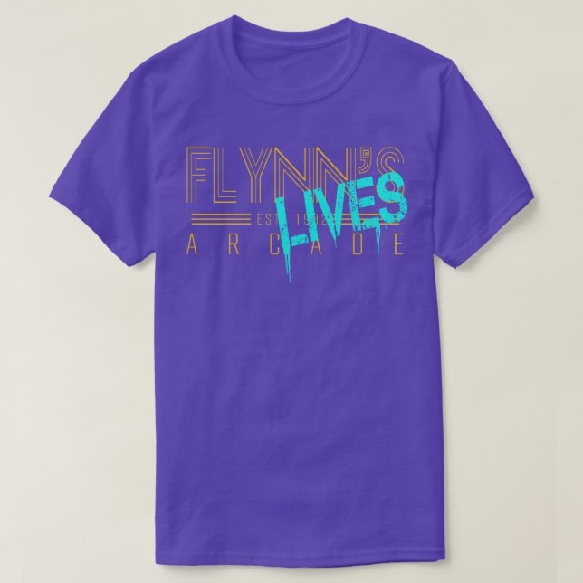 Flynns Lives T-Shirt (Design vorne)