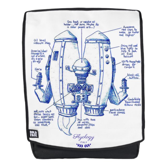 Flyology fetter Jetpack Plan Rucksack (Vorderseite)